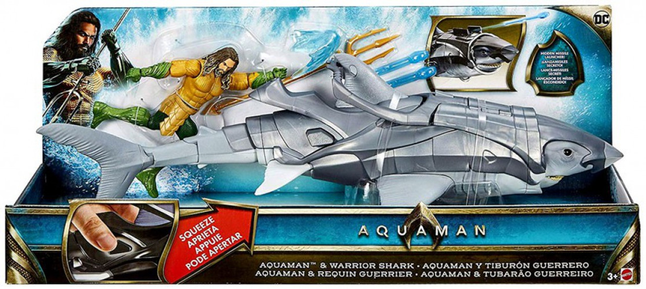 aquaman 6 figure with deluxe shark