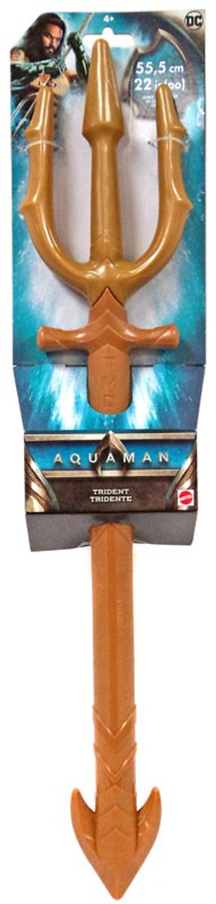 Dc Aquaman Movie Basic Trident Roleplay Toy Mattel Toywiz - roblox aquaman trident