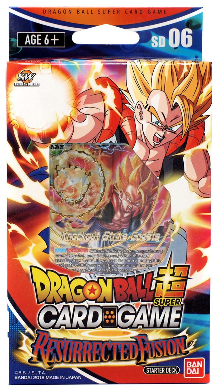 Dragon Ball Super Collectible Card Game Miraculous Revival Series 5 Ressurected Fusion Starter ...