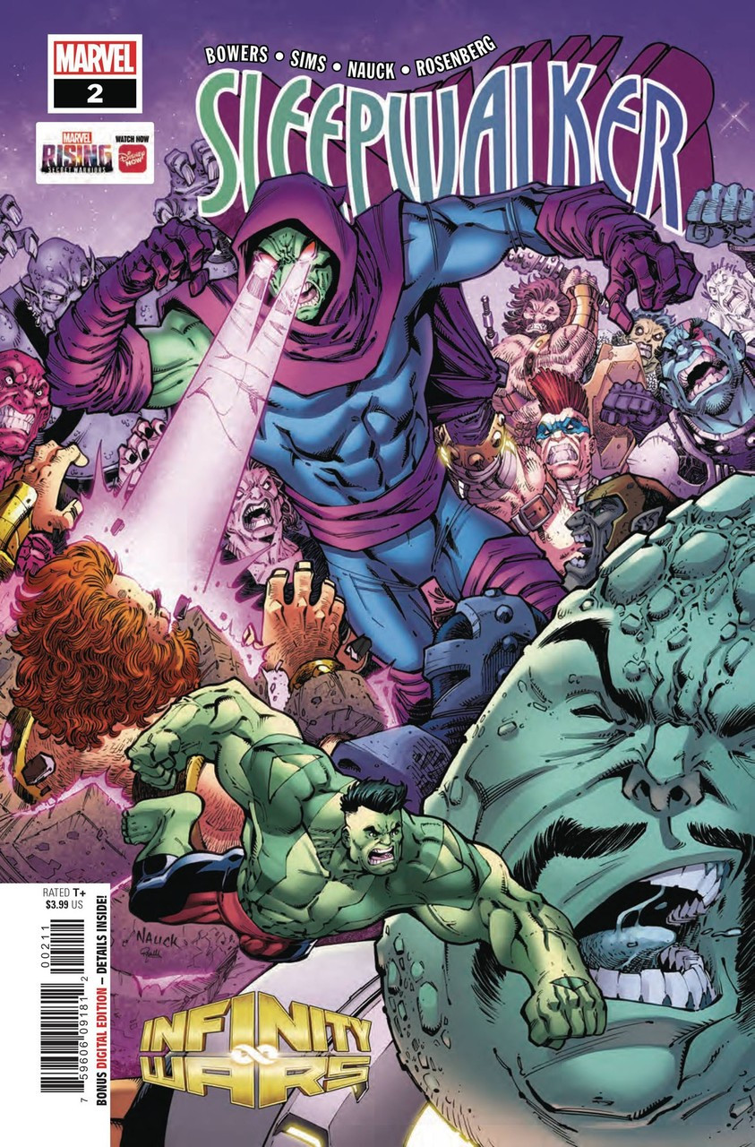2018 INFINITY WARS SLEEPWALKER #4 1ST PRINTING BAGGED /& BOARDED MARVEL OF 4