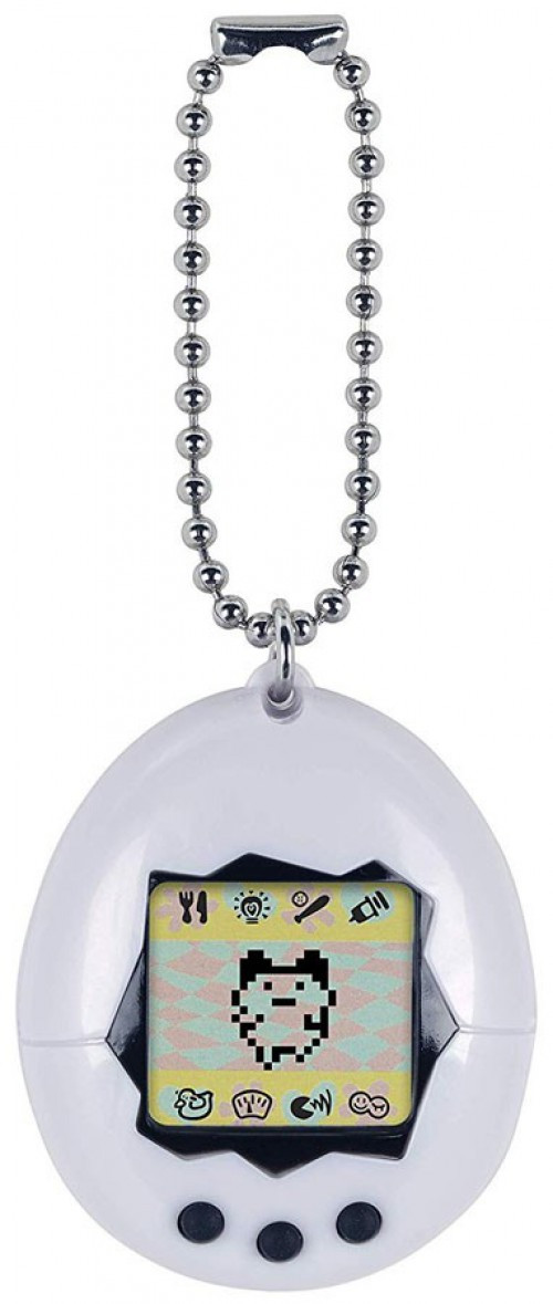 Tamagotchi The Original Gen 1 White Black 1.5 Virtual Pet Toy
