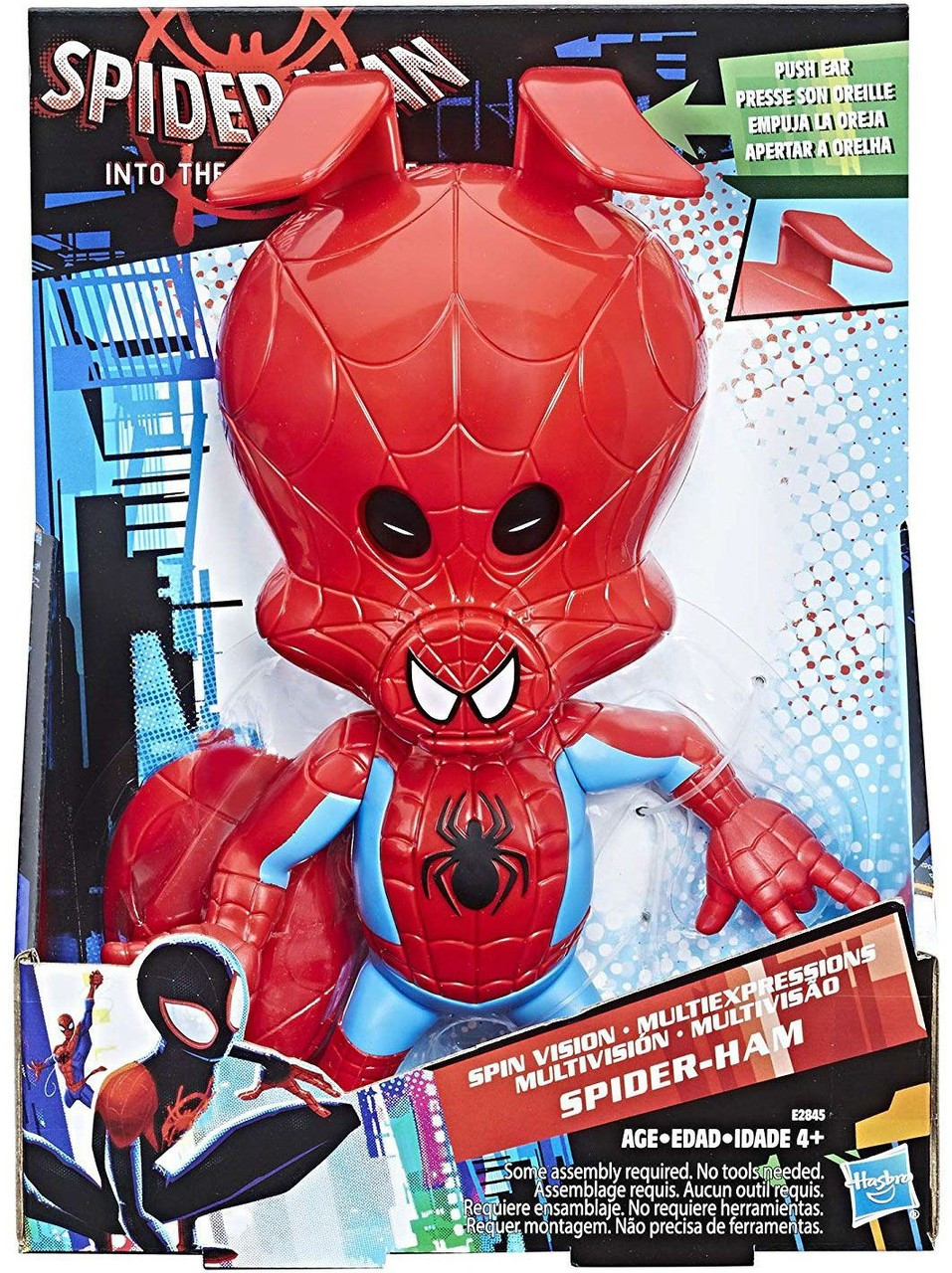 Marvel Spider-Man Into the Spider-Verse Spin Vision Spider-Ham Action
