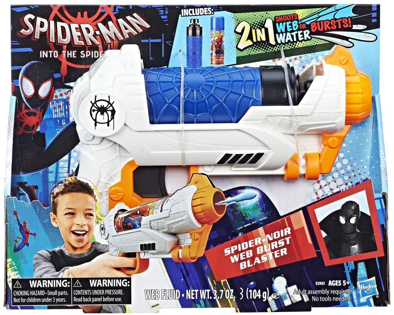 spider man web burst blaster