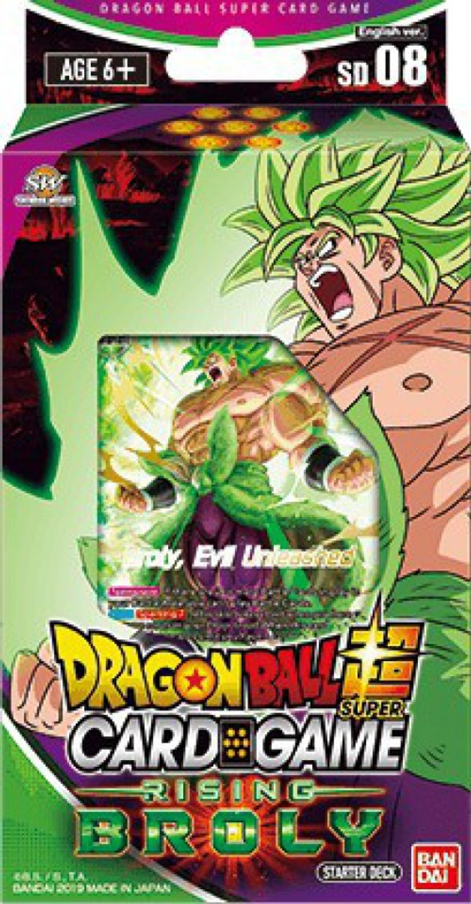 Dragon Ball Super Collectible Card Game Destroyer Kings Series 6 Rising Broly Starter Deck Dbs Sd08 Bandai Japan Toywiz - roblox epic mini games songs mamba
