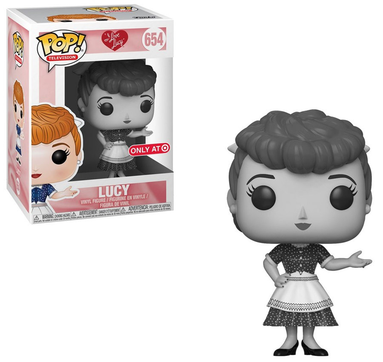 Funko I Love Lucy Pop Tv Lucy Exclusive Vinyl Figure 654 Black White Toywiz - roblox dragonvs classic lucy random gameplay