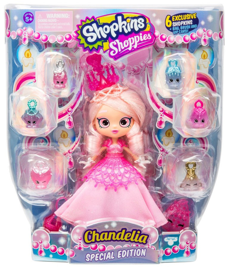 Shopkins Shoppies Chandelia Exclusive Doll Figure Special Edition Moose Toys ToyWiz
