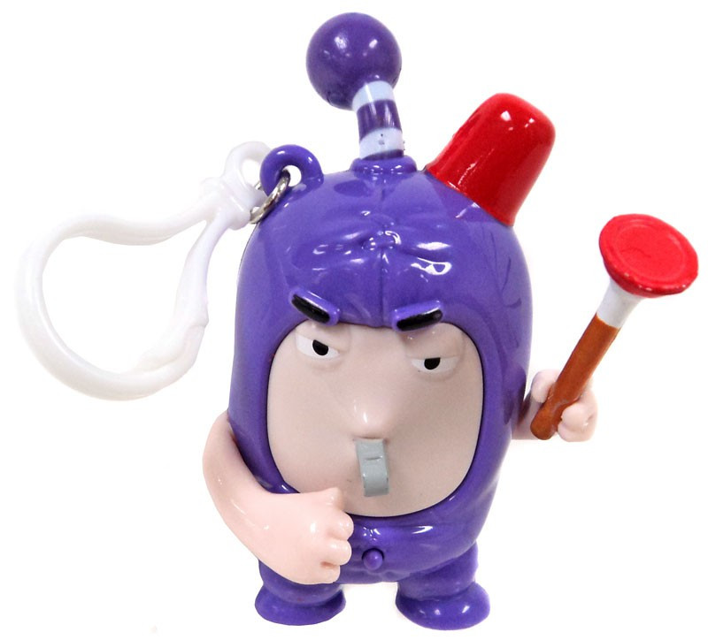 Oddbods Jeff 4 Inch Backpack Clip With Sound