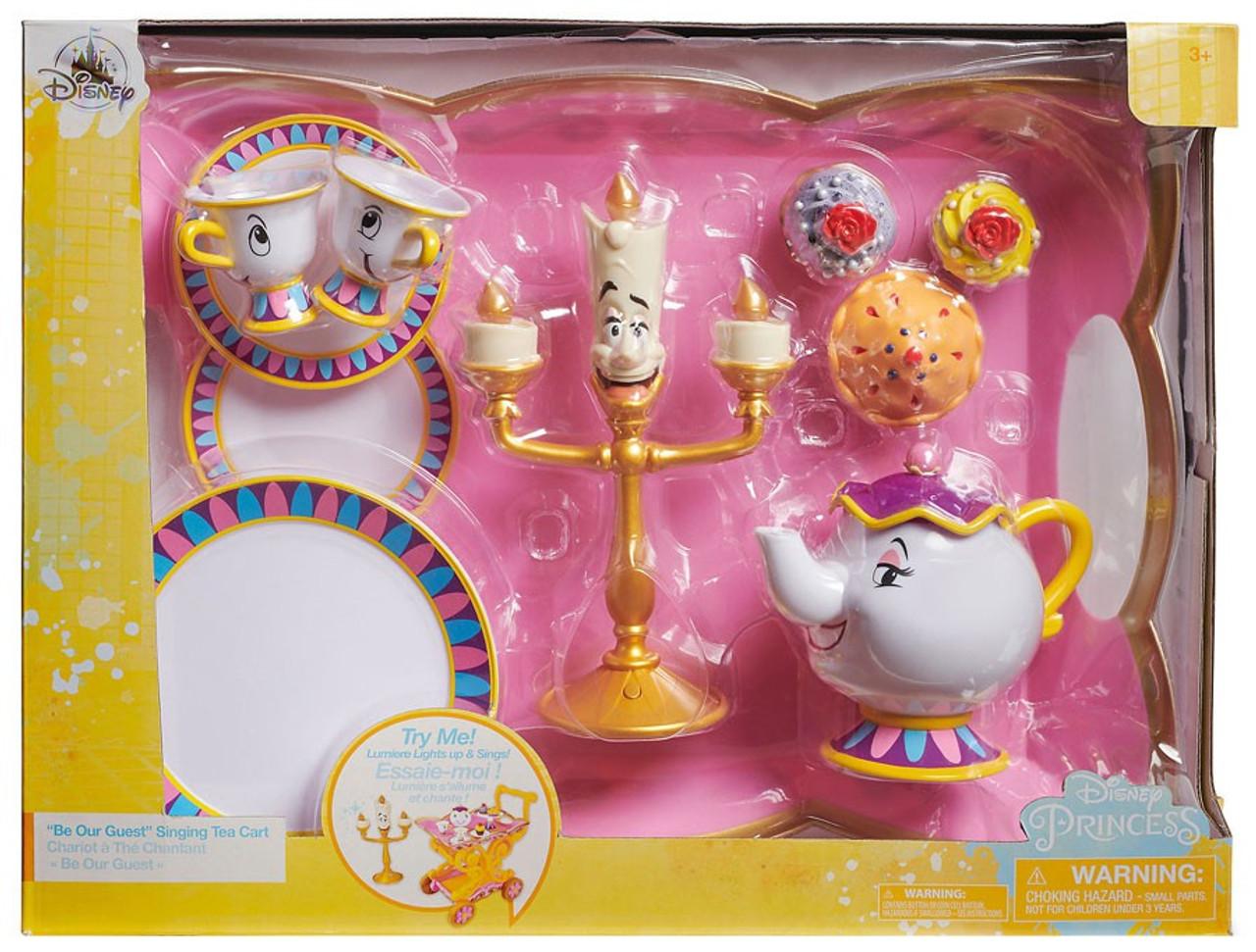 beauty and the beast be our guest tea set