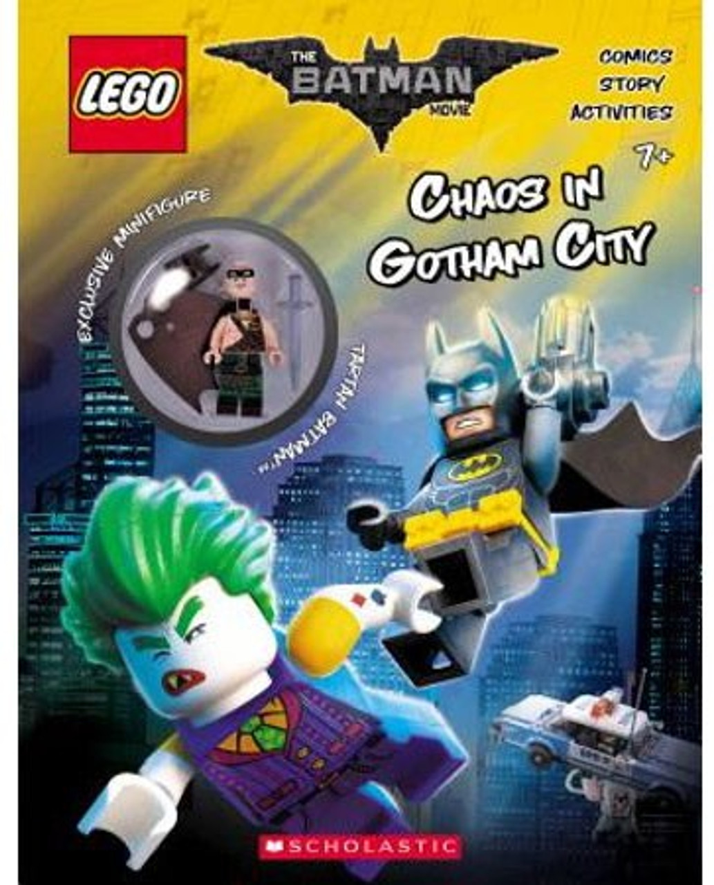 Lego The Batman Movie Chaos In Gotham City Comics Story Activities Scholastic Toywiz - roblox batman gotham city codes