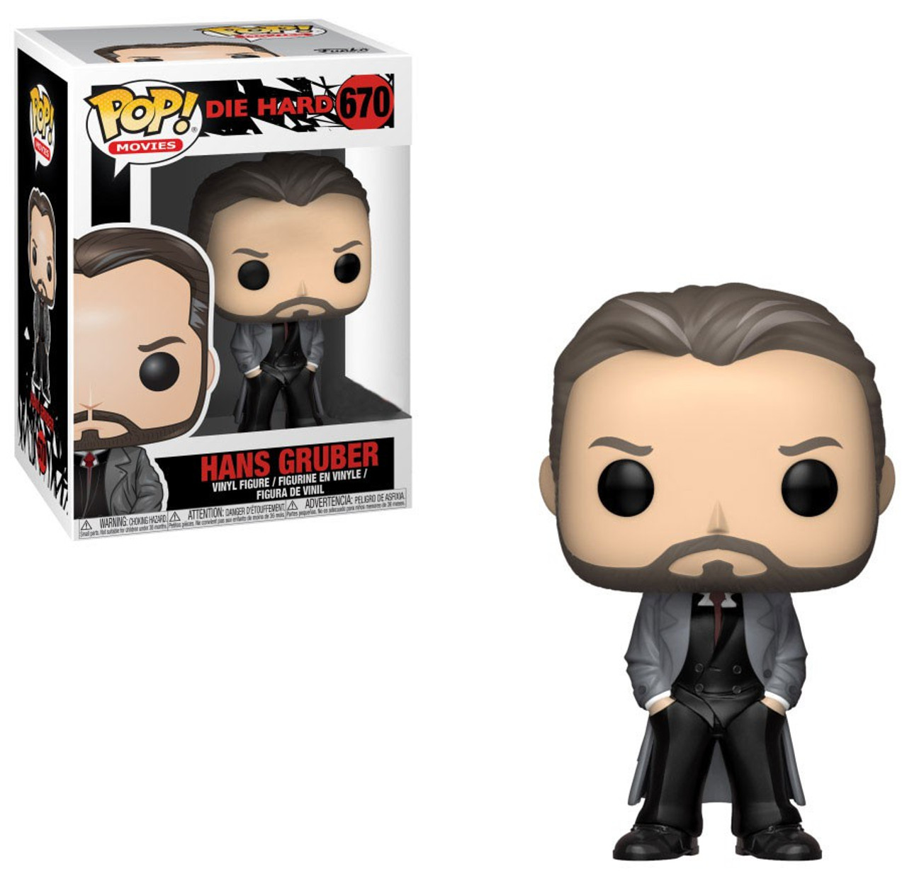 Funko Die Hard Pop Movies Hans Gruber Exclusive Vinyl Figure 670 Trenchcoat Toywiz - trench coat roblox template roblox gift card codes 2019