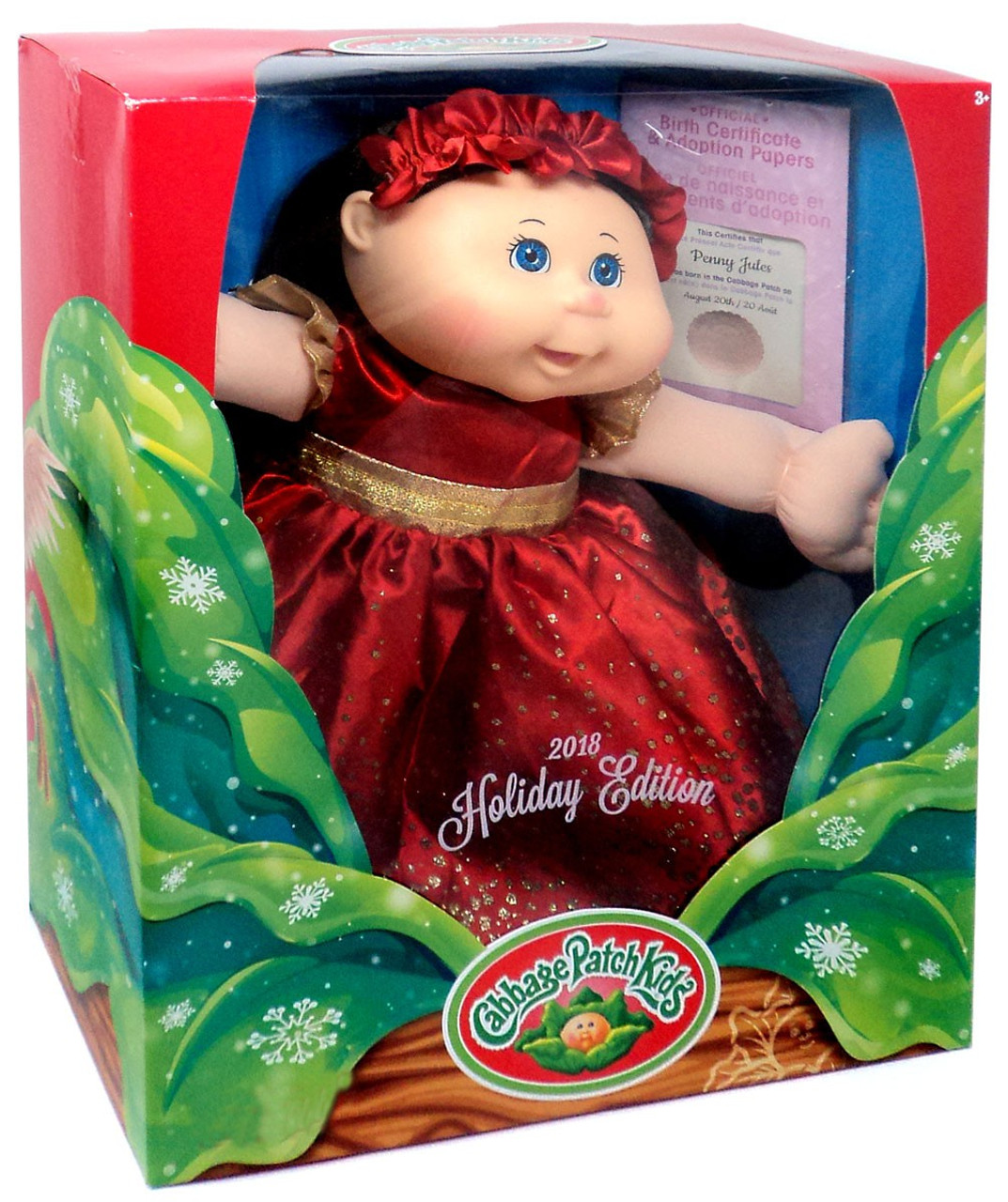 2018 holiday cabbage patch kid