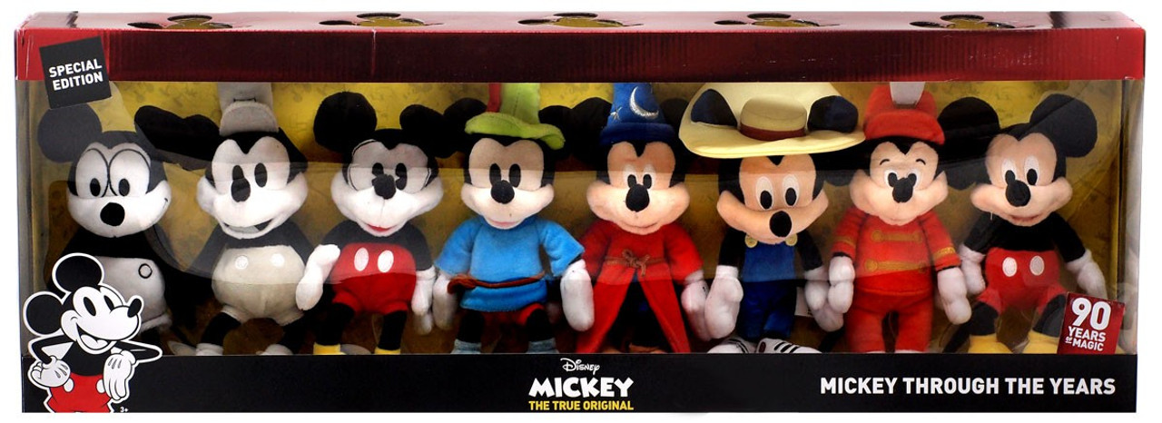 mickey 90th plush collector set