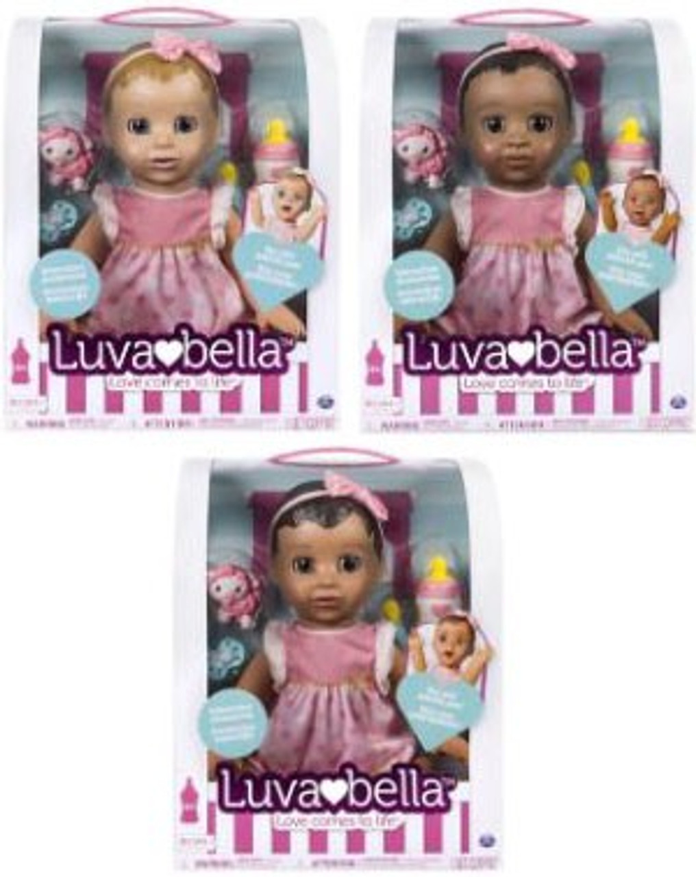 luvabella doll with dark brown hair