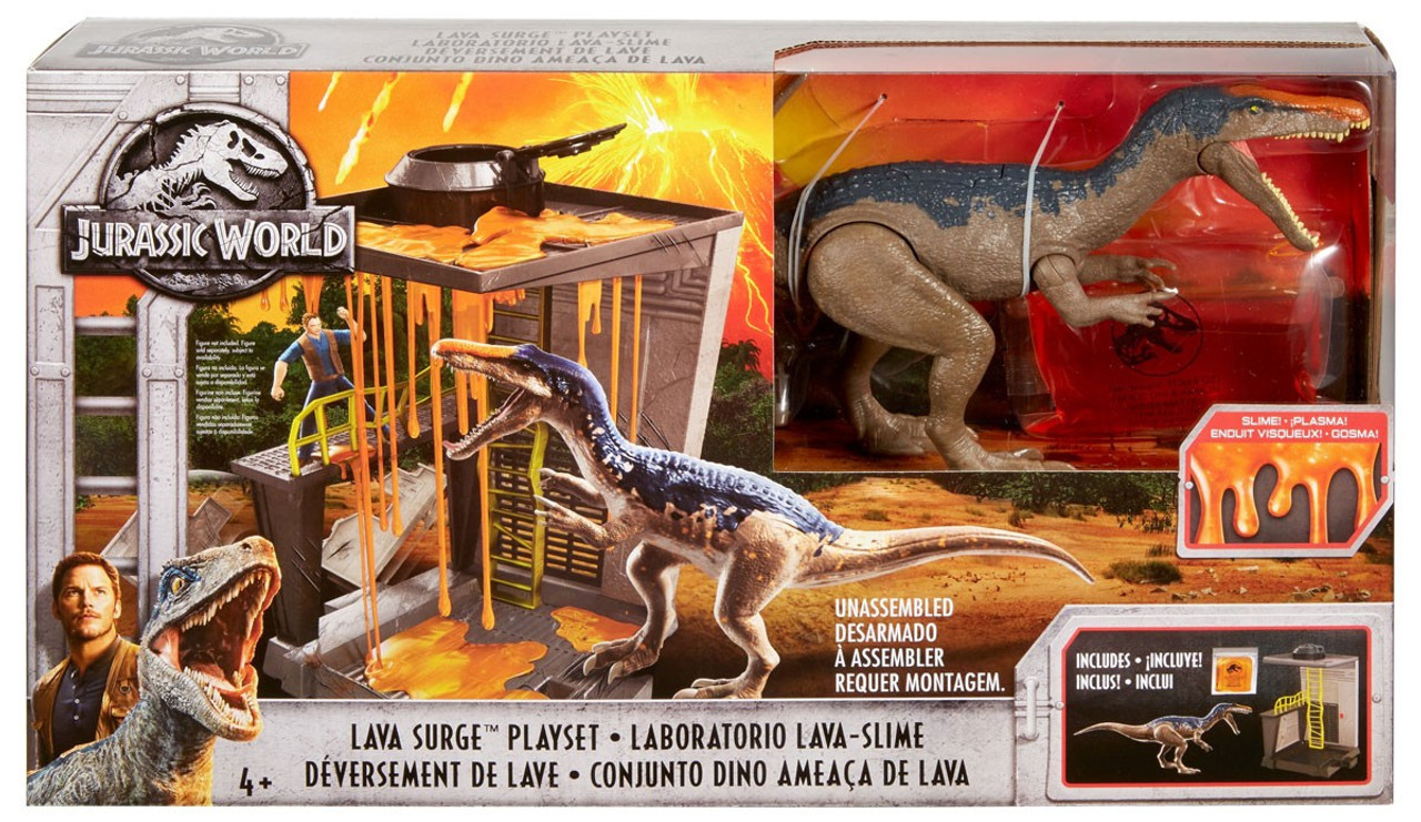 jurassic world fallen kingdom lava surge playset