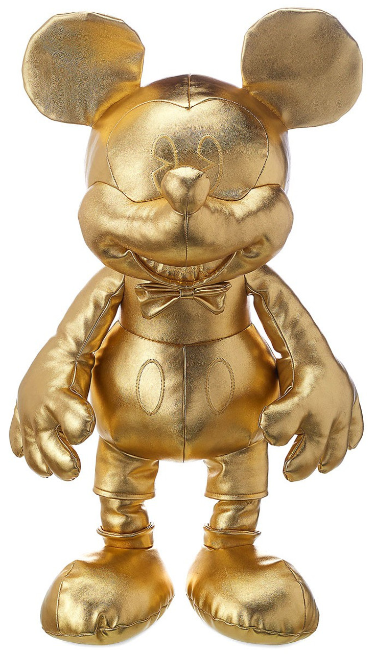 gold mickey plush