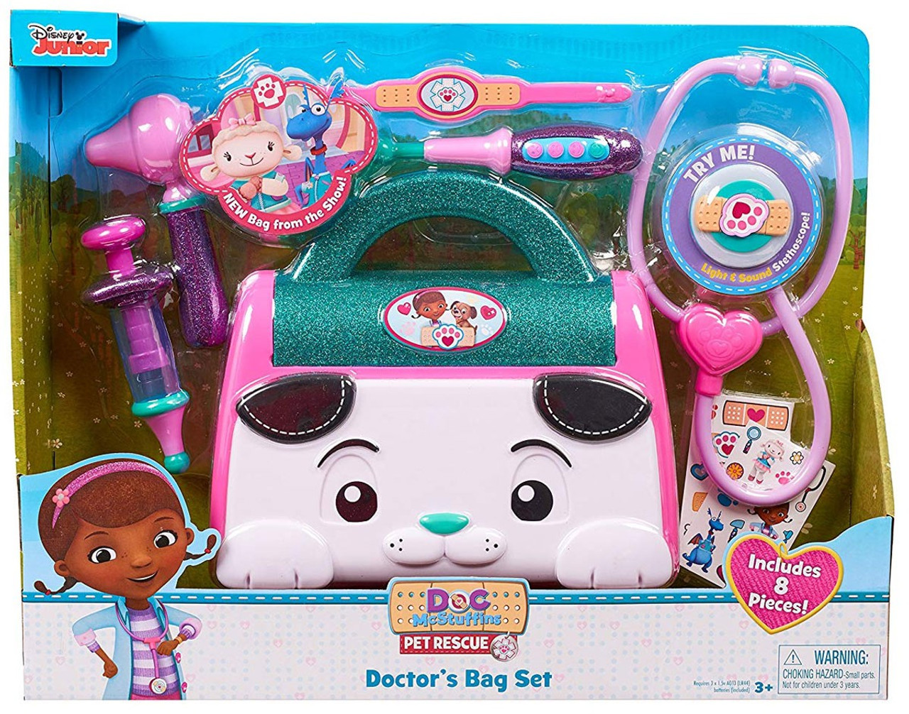 doc mcstuffins pet rescue bag set