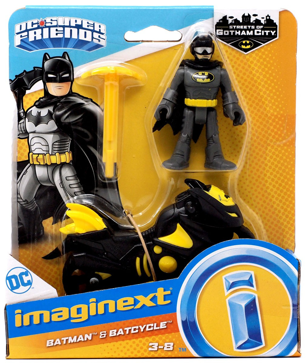 Fisher Price DC Super Friends Imaginext Gotham City Batman Batcycle 3
