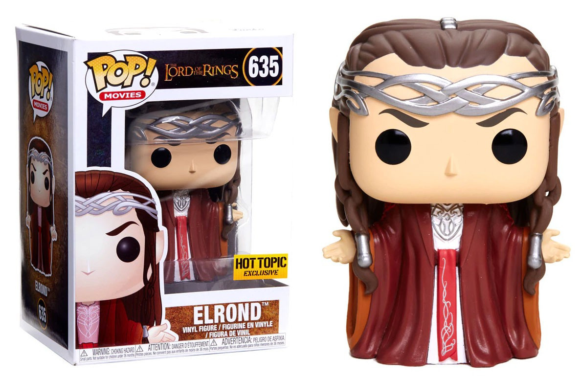 Funko Lord of the Rings POP Movies Elrond Exclusive Vinyl Figure 635