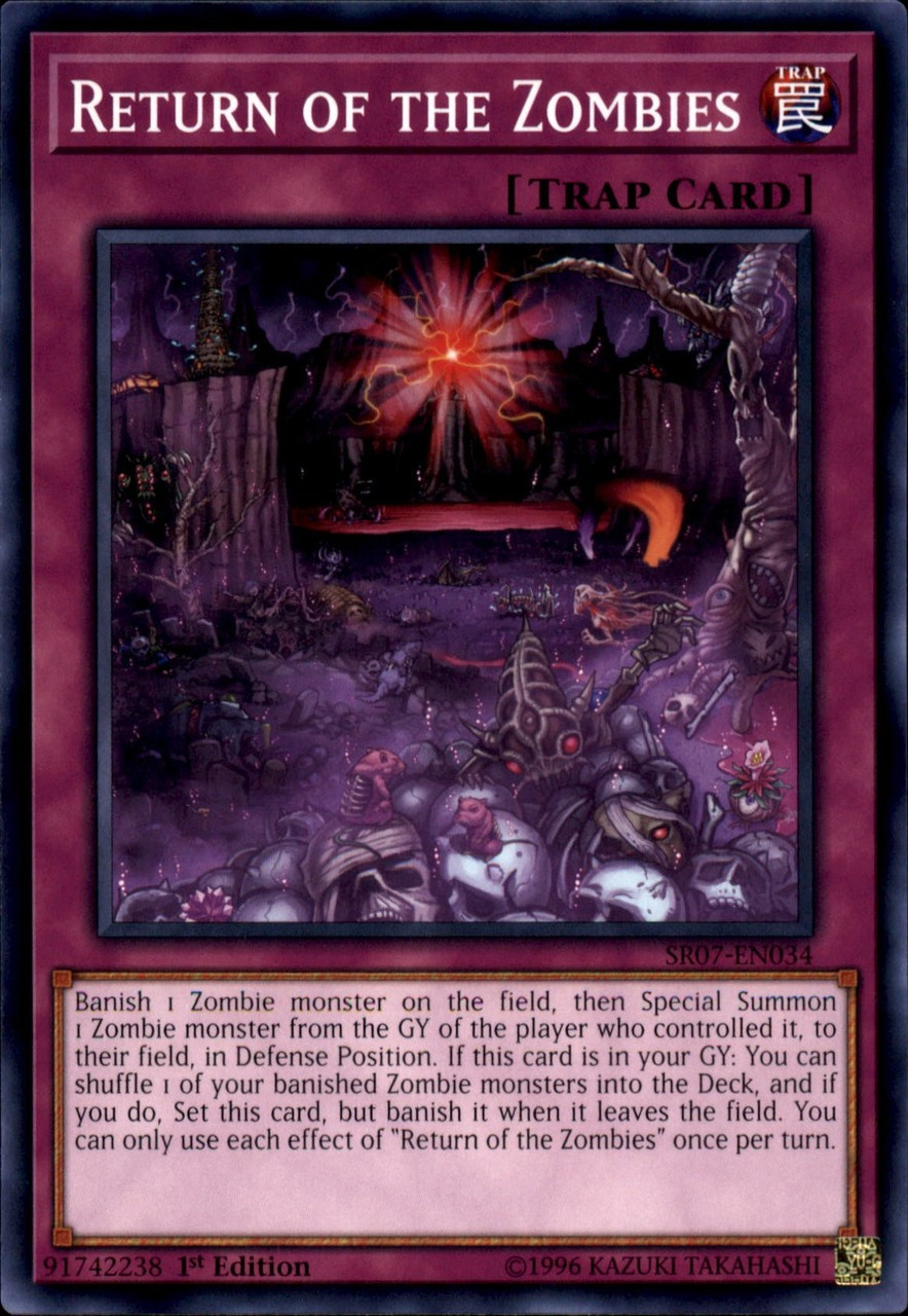 YuGiOh Structure Deck Zombie Horde Single Card Common Return of the