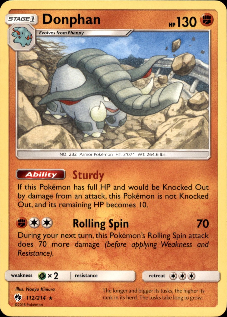 pokemon card donphan PSA 10 Holo Donphan Prime 107/123 Holo Pokemon