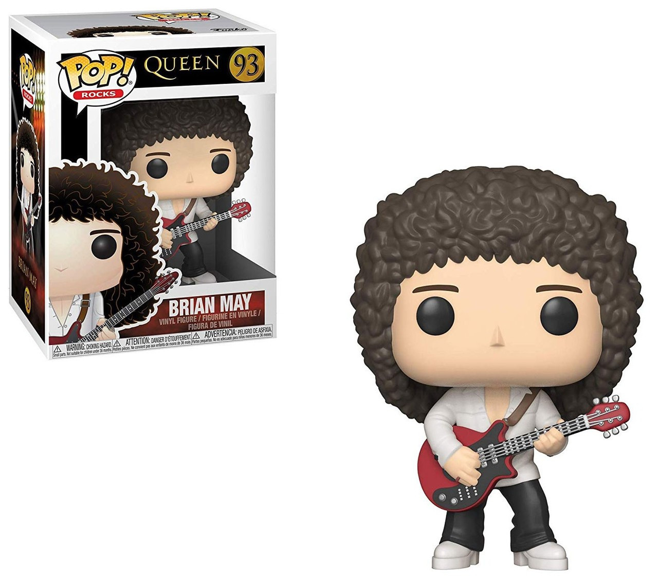Funko Queen POP Rocks Brian May Vinyl Figure 93 - ToyWiz