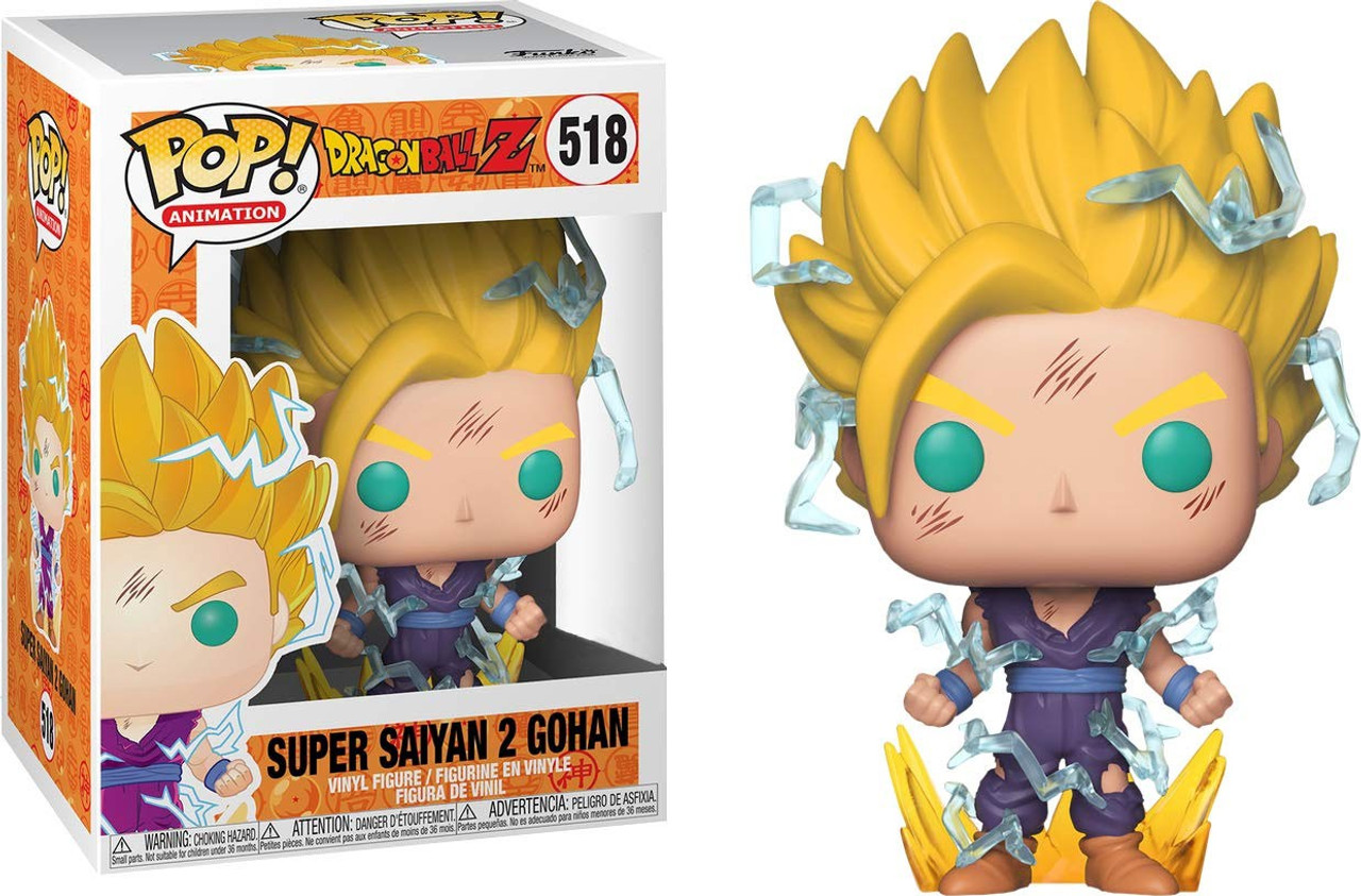 Funko Dragon Ball Z Funko POP Animation Super Saiyan 2 Gohan Exclusive Vinyl Figure 518 - ToyWiz