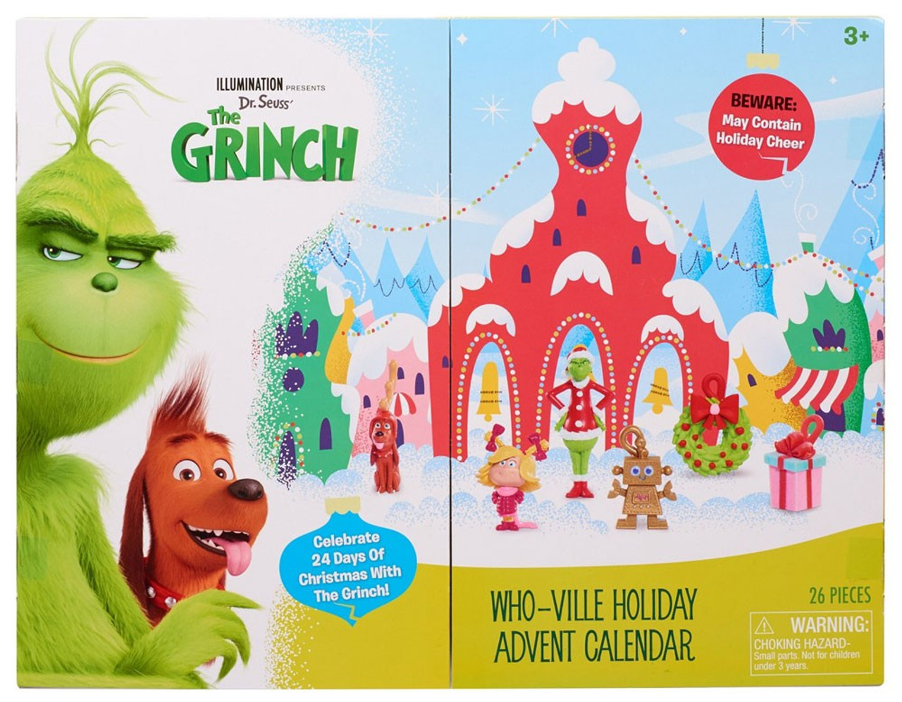 Dr Seuss The Grinch 2018 Who Ville Holiday Exclusive Advent Calendar