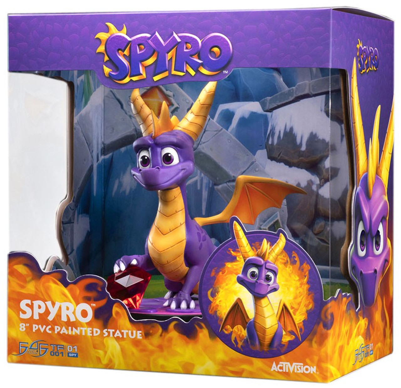 first 4 figures spyro pvc