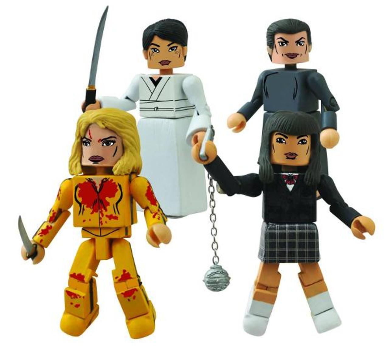 Kill Bill Minimates House Of Leaves Minifigures 10th Anniversary Diamond Select Toys Toywiz - kill bill logo roblox