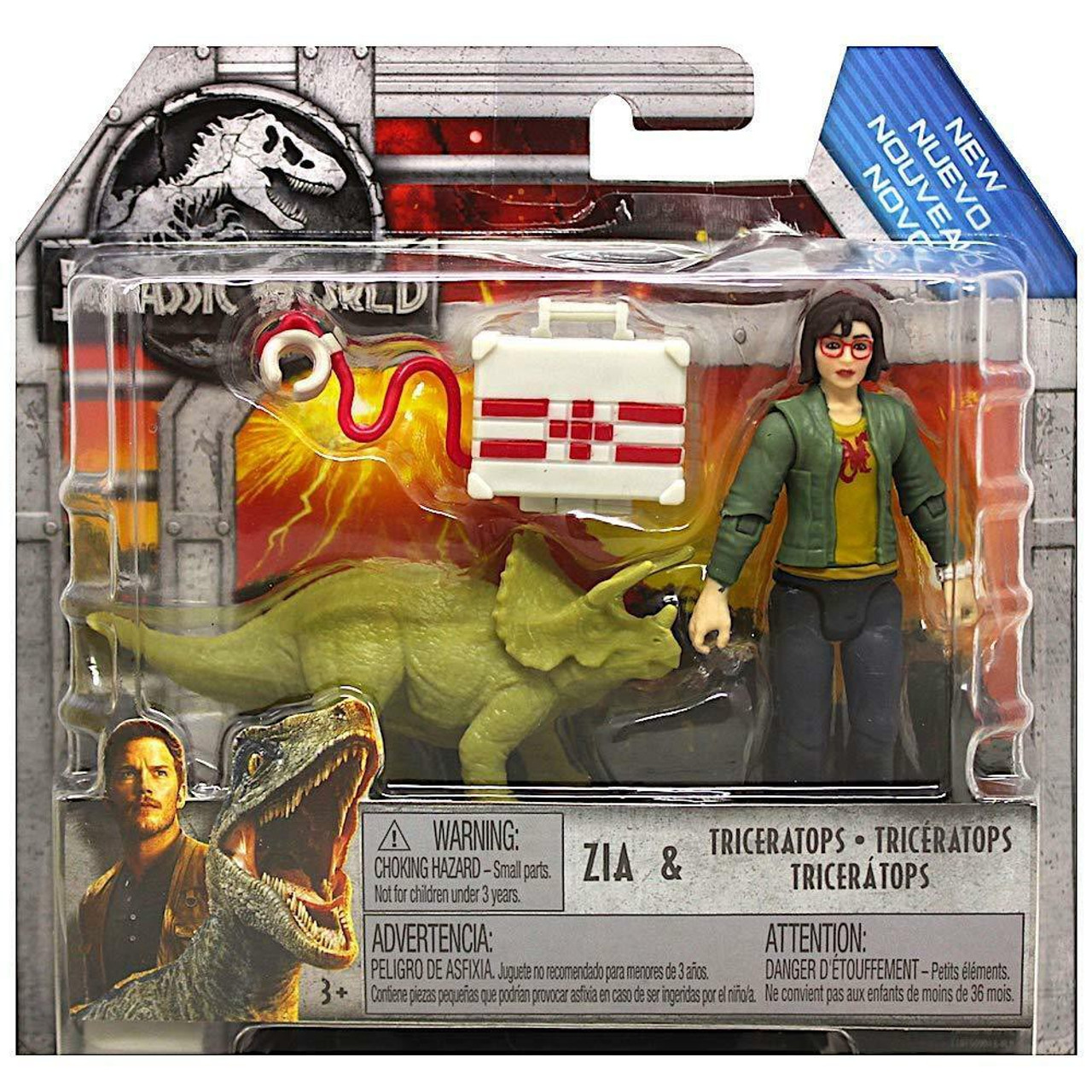 Jurassic World Fallen Kingdom Zia Triceratops 3 75 Action