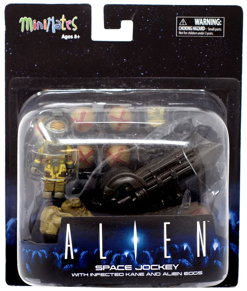 Alien Minimates Space Jockey 2 Minifigure Deluxe Set with Infected