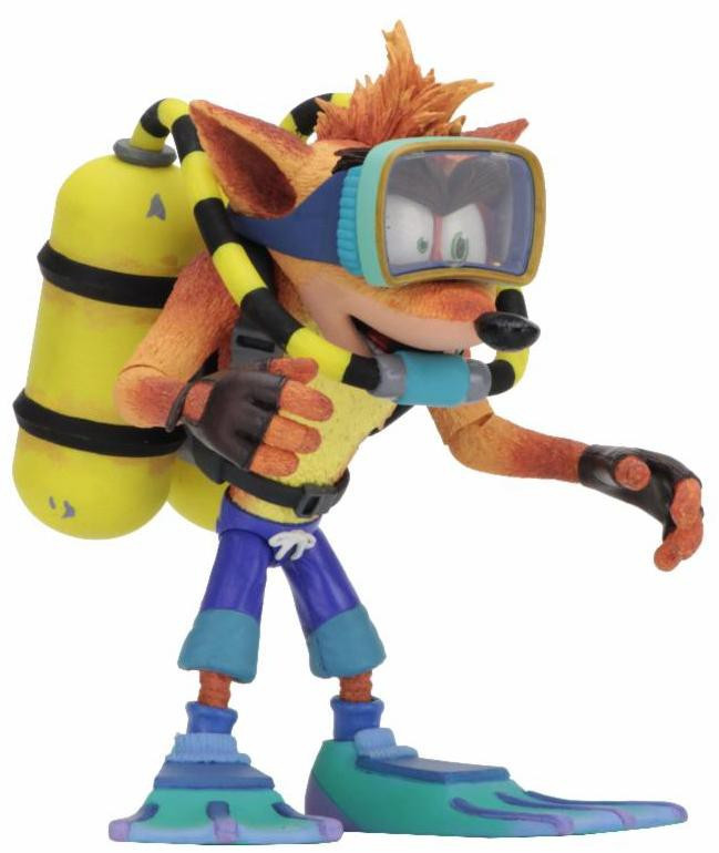 NECA Crash Bandicoot Crash Bandicoot 5.5 Deluxe Action Figure