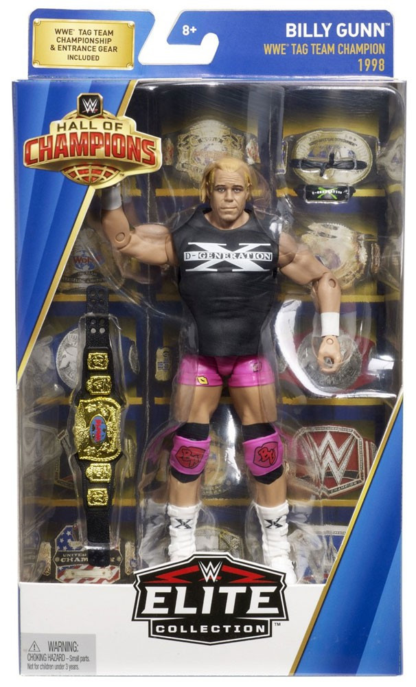 WWE Wrestling Elite Hall of Champions Billy Gunn Exclusive 6 Action