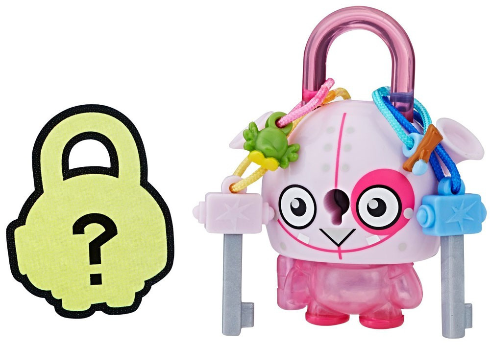 Lockstar Animal Lock Stars Series 2 Pink Robot Dog Figure Hasbro Toys - ToyWiz