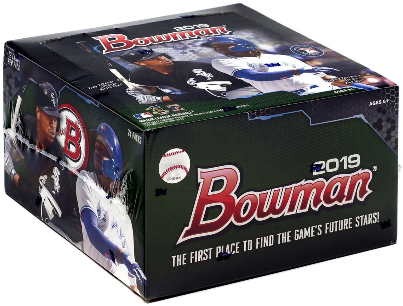 MLB Topps 2019 Bowman Baseball Trading Card RETAIL Box 24 Packs ToyWiz