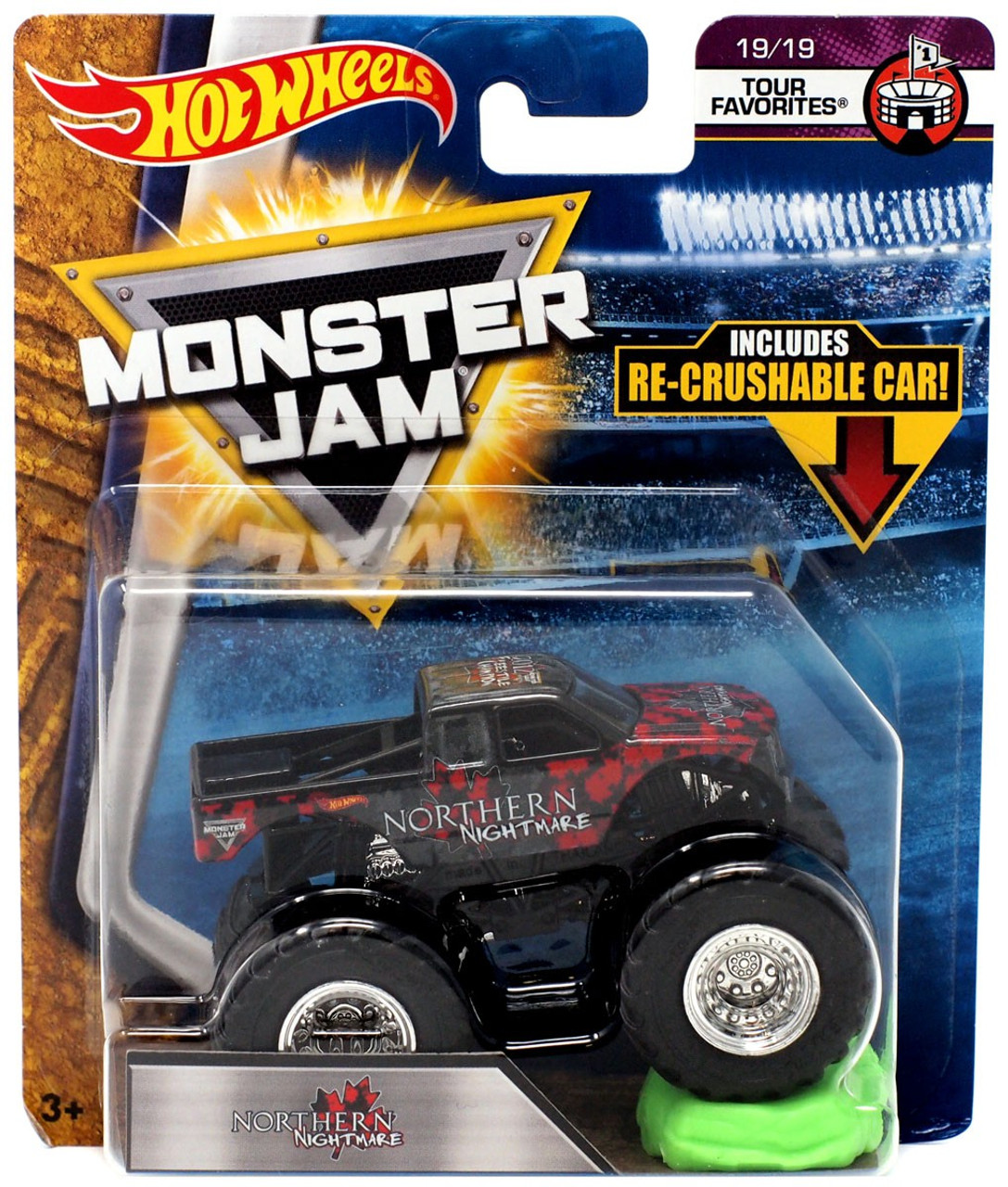 hot wheels monster jam crushable car