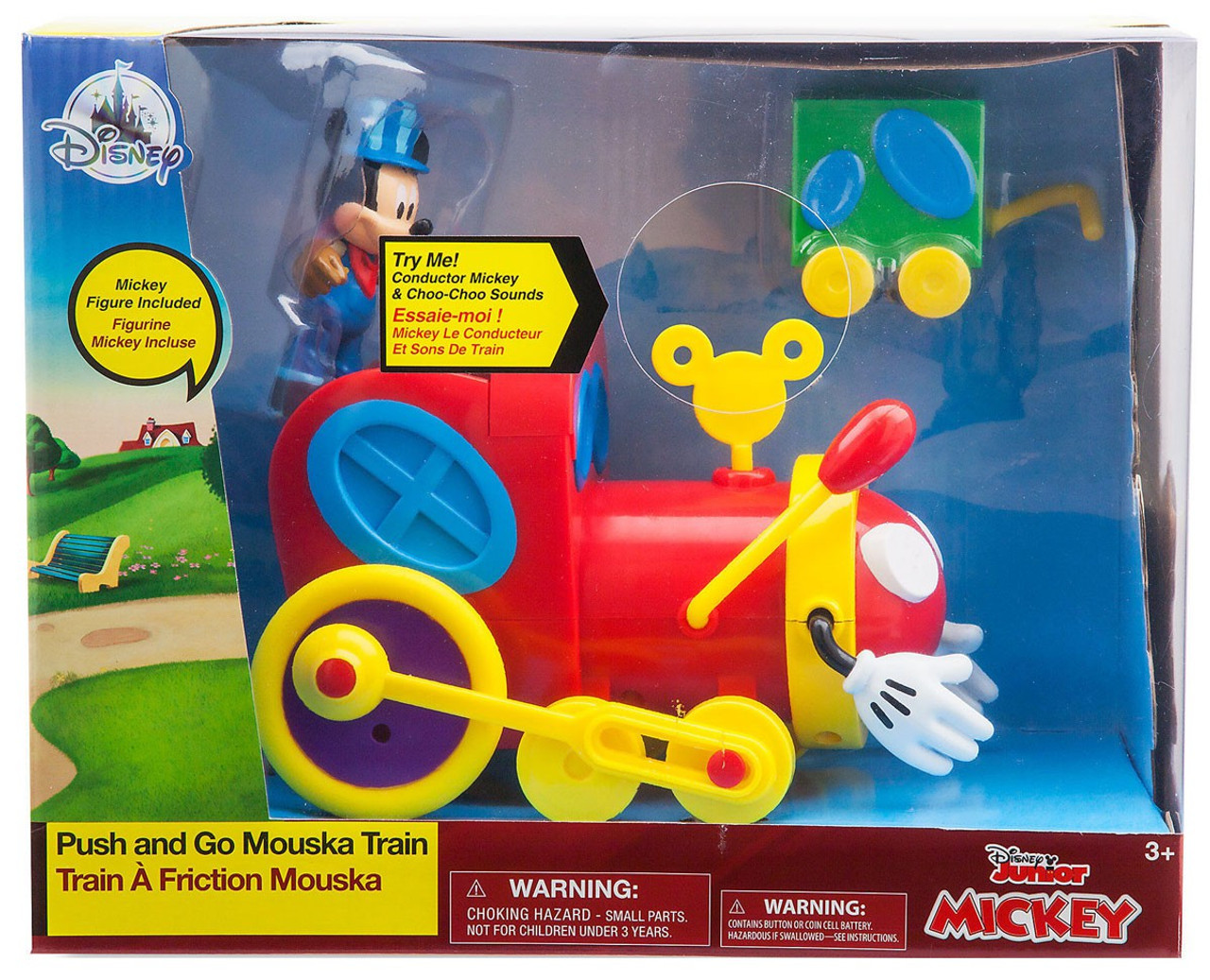 mickey mouse clubhouse train track set