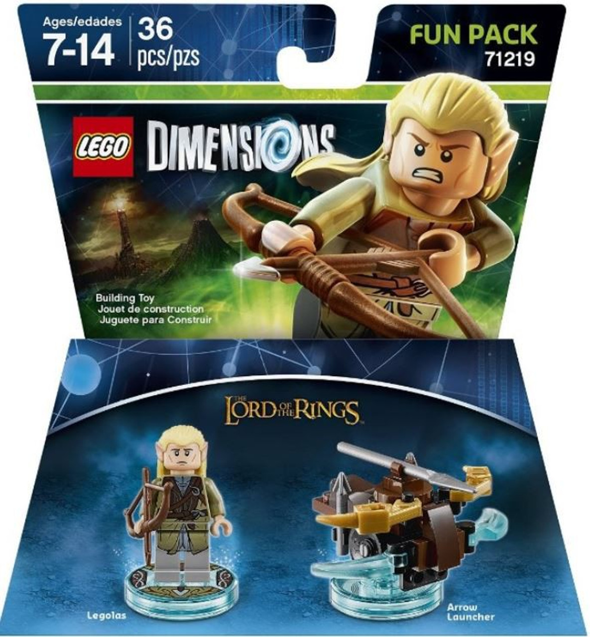 Lego Dimensions Lord Of The Rings Legolas Fun Pack 71219 Damaged Package Toywiz - demonic union drone roblox