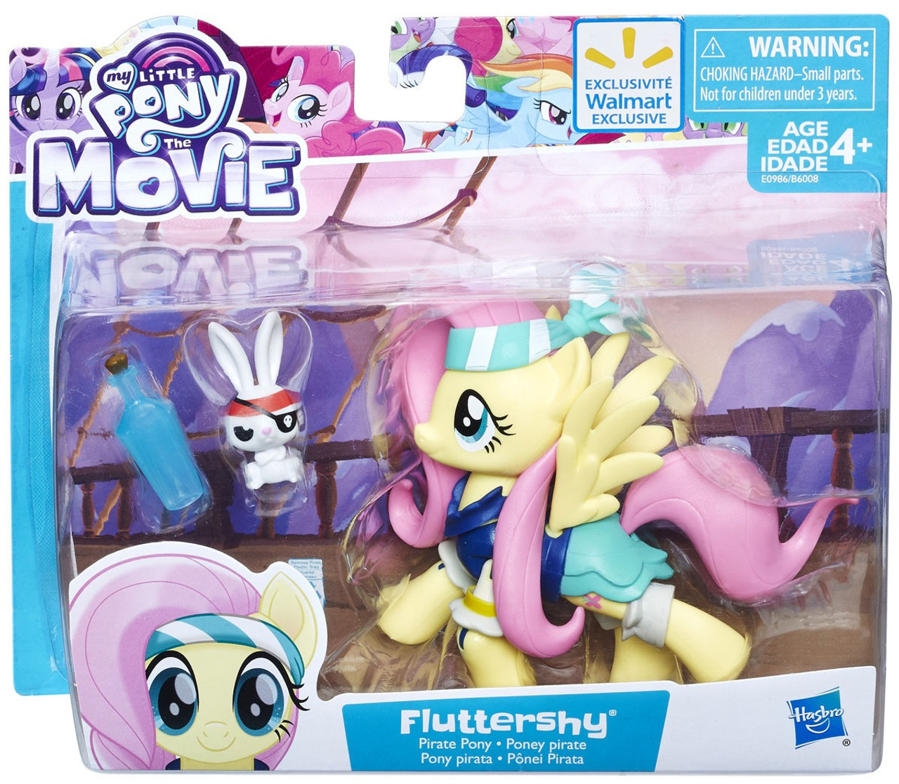 My Little Pony The Movie Fluttershy Pirate Pony Exclusive Figure Hasbro Toys Toywiz - killer pony roblox fluttershys lovely home