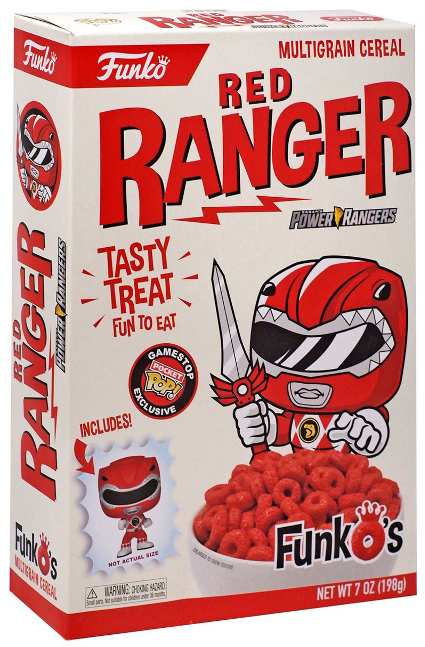 Funkos Mighty Morphin Power Rangers Red Ranger Exclusive Breakfast Cereal Toywiz - power ranger roblox game