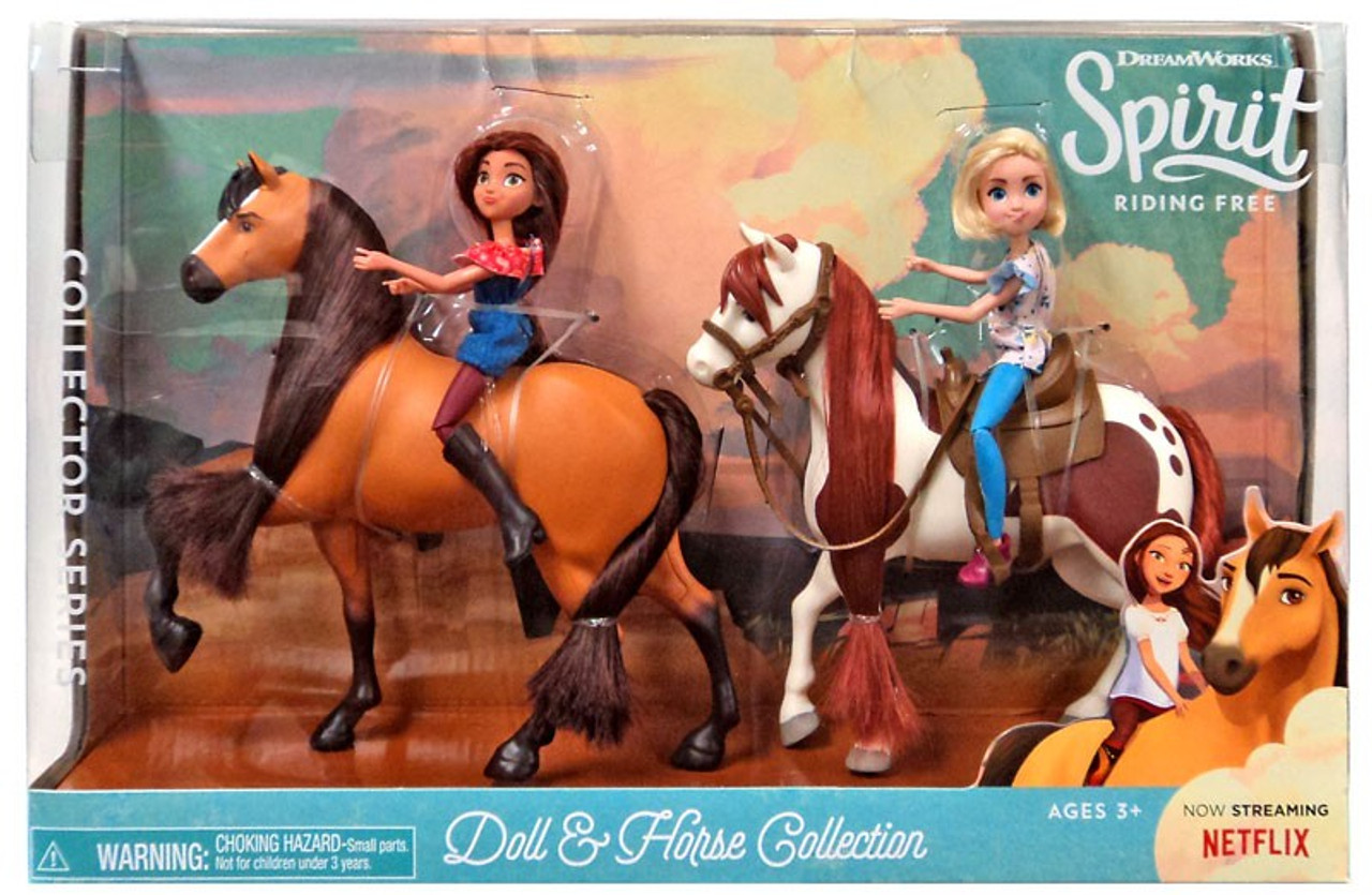 Spirit Riding Free Classic Series Doll Horse Collection Lucky Spirit With Abigail Boomerang Exclusive Figure Set Damaged Package Just Play Toywiz - horse world roblox roleplay lucky and spirit