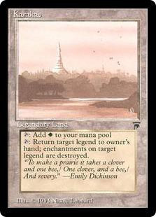 Magic The Gathering Legends Single Card Uncommon Karakas Italian