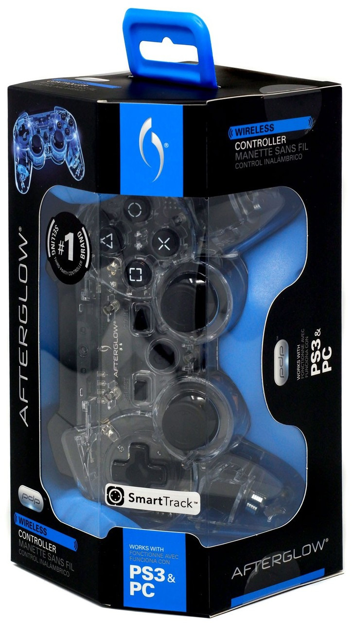 dualshock 3 pc bluetooth adapter afterglow logo on it