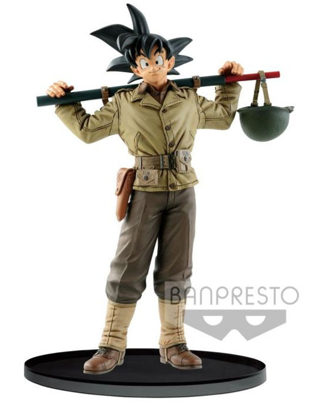 Dragon Ball Z World Figure Colosseum 2 Son Goku 7 1 Collectible Pvc Figure Vol 4 U S Military Uniform Banpresto Toywiz