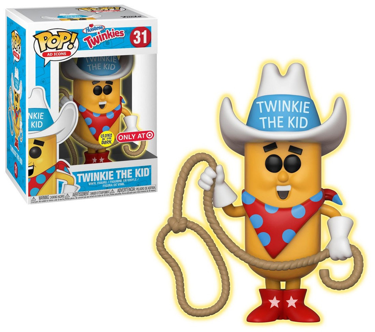 Funko Hostess Pop Ad Icons Twinkie The Kid Exclusive Vinyl Figure 31 White Hat Glow In The Dark Toywiz - red team spawn that gives you a kool hat roblox