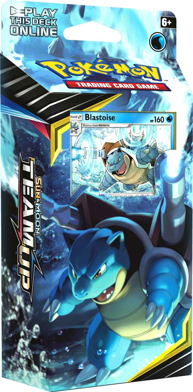 Pokemon Trading Card Game Sun Moon Team Up Torrential Cannon Theme Deck Blastoise Pokemon Usa Toywiz - team shadow pokemon roblox