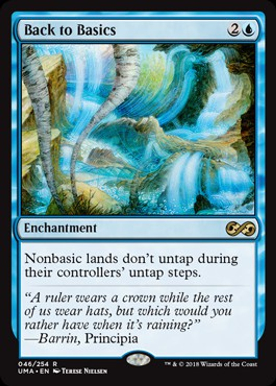 Magic The Gathering Ultimate Masters Single Card Rare Back to Basics 46