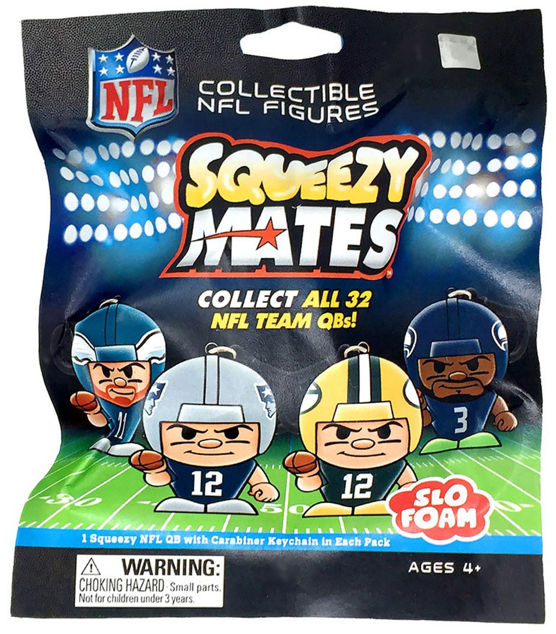 NFL Squeezy Mates Quarterback Series Squeezy Mates Mystery Pack Party
