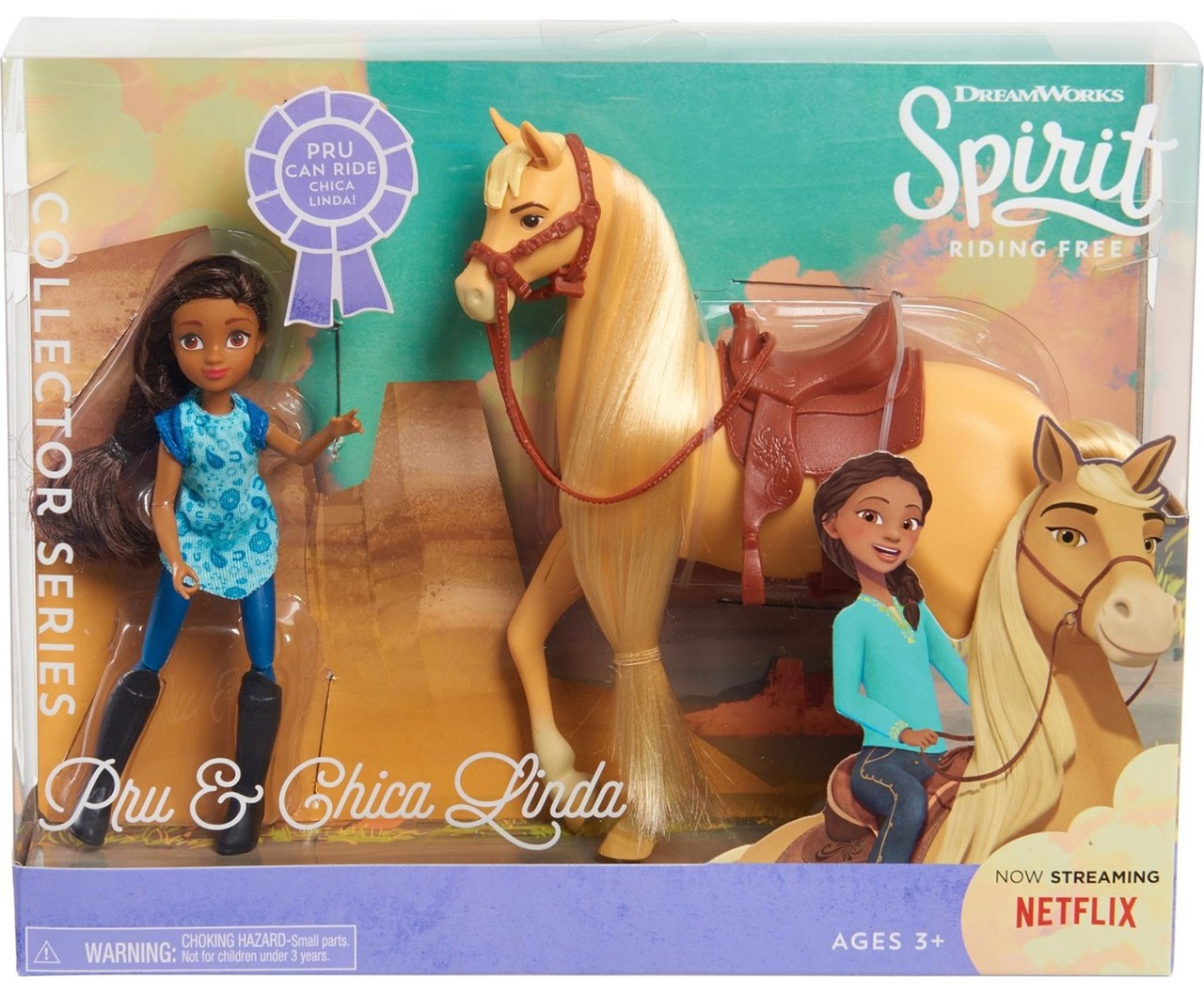 Spirit Riding Free Collector Series Pru Chica Figure Set Just