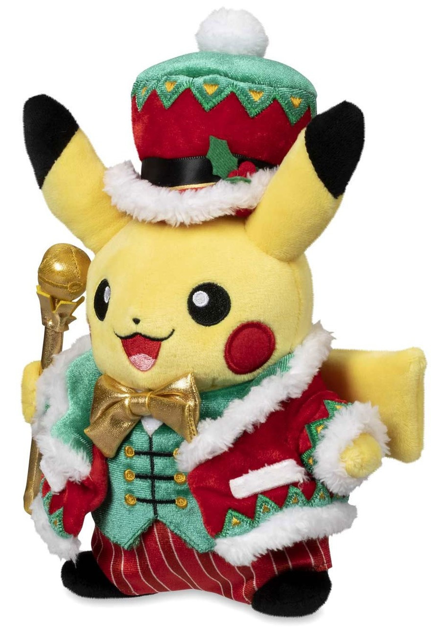 pikachu holiday plush hat